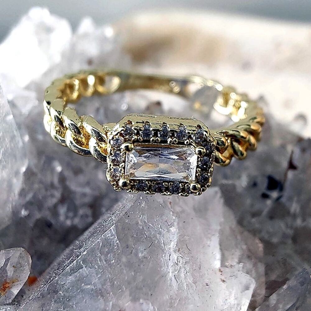 Gold Filled CZ Ring Size [SIZE] [STYLE]